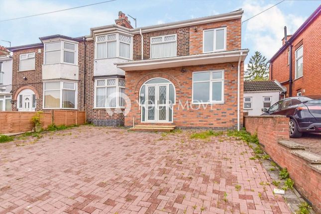 Thumbnail Semi-detached house for sale in Evington Lane, Leicester