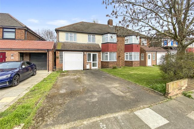 Semi-detached house for sale in Longmead Drive, Sidcup, Kent
