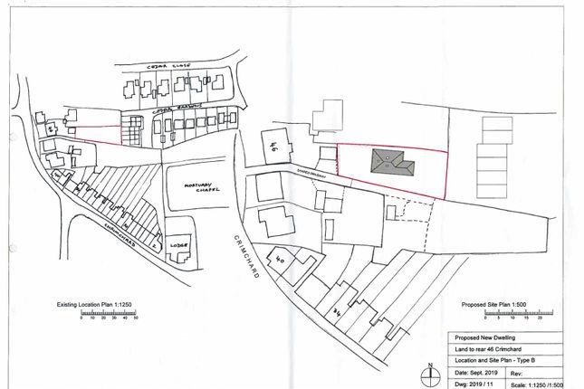 Land for sale in Single Building Plot, Crimchard, Chard