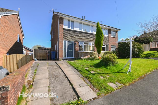 Semi-detached house for sale in Ashbourne Drive, Silverdale, Newcastle