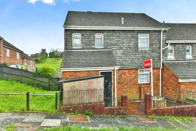 Thumbnail End terrace house for sale in Culdrose Close, Plymouth