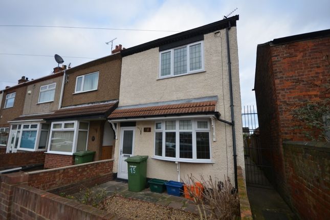 Thumbnail End terrace house to rent in Legsby Avenue, Grimsby