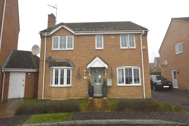 Thumbnail Detached house for sale in Black Swan Crescent, Peterborough