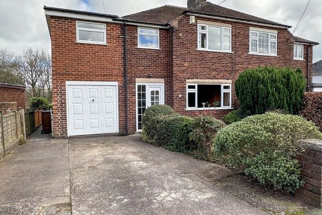 Semi-detached house for sale in Warrington Drive, Leek, Staffordshire