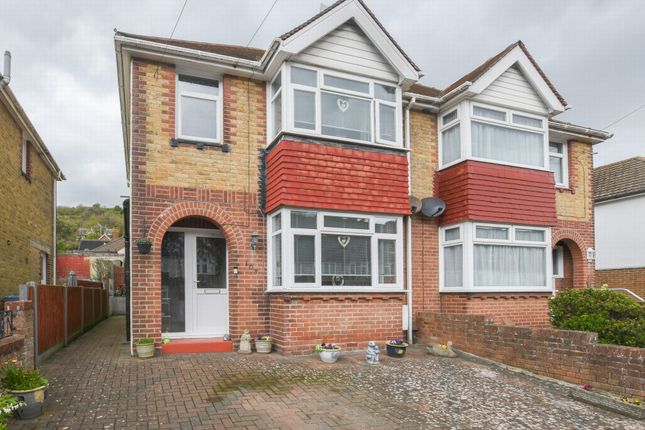 Thumbnail Semi-detached house for sale in Manor Road, Dover