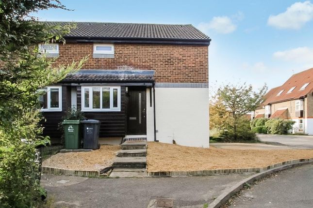 Thumbnail End terrace house to rent in Colburn Crescent, Burpham, Guildford