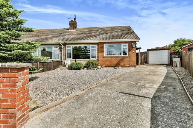 Thumbnail Semi-detached bungalow for sale in Lodge Gardens, Gristhorpe, Filey, North Yorkshire