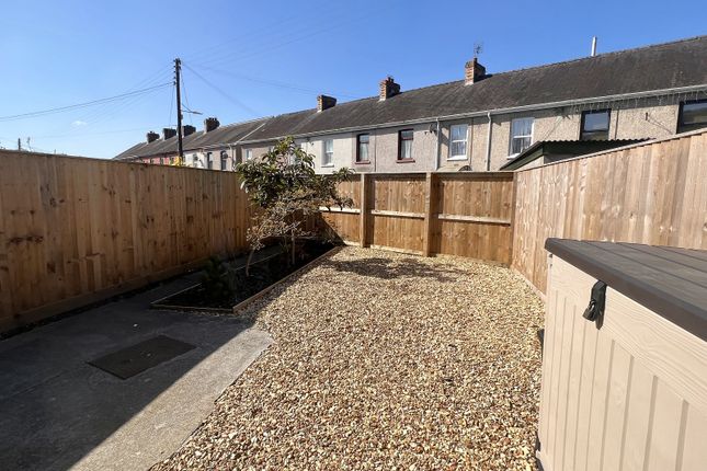 Terraced house for sale in Queensway, Llandovery, Carmarthenshire.
