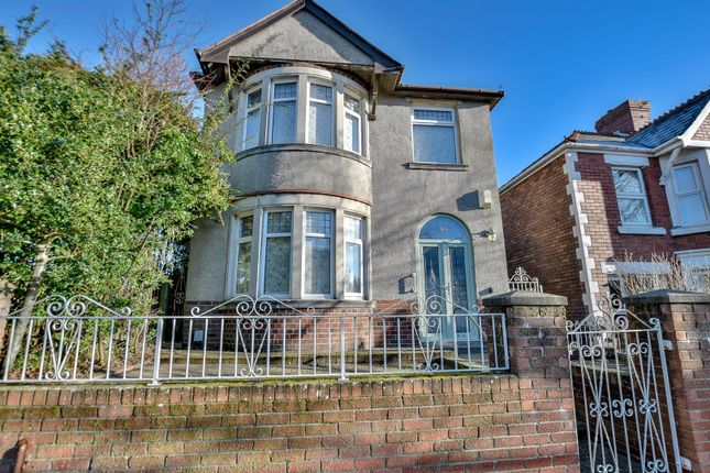 Detached house for sale in Tynewydd Road, Barry