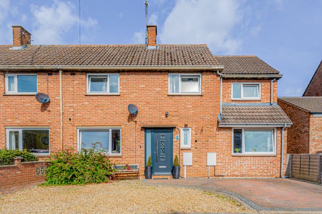 Thumbnail End terrace house for sale in Chase View Road, Geddington, Kettering