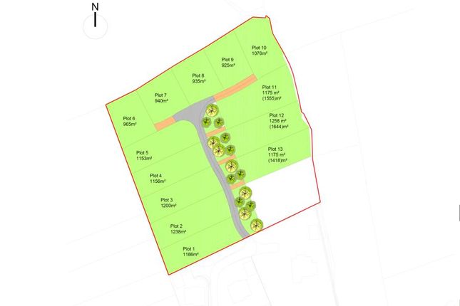 Thumbnail Land for sale in North Carol Wood, The Avenue, Medburn, Northumberland
