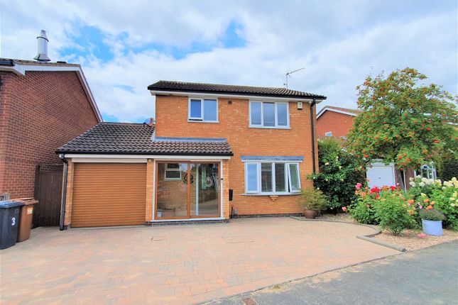 Thumbnail Detached house for sale in Ulverscroft Drive, Groby, Leicester