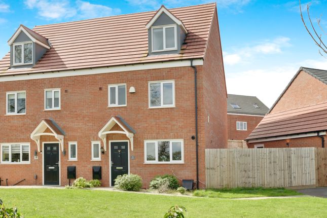 Thumbnail Semi-detached house for sale in Bumblebee Close, Loughborough