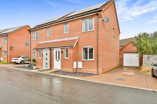 Semi-detached house for sale in Cooper Row, Brundall, Norwich