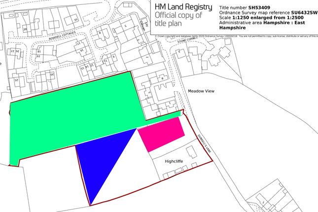 Thumbnail Land for sale in Dunsells Lane, Ropley, Alresford