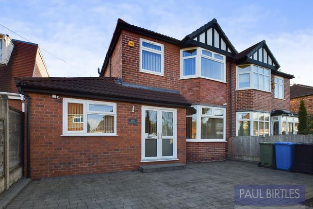 Thumbnail Semi-detached house to rent in Moorside Road, Flixton, Trafford