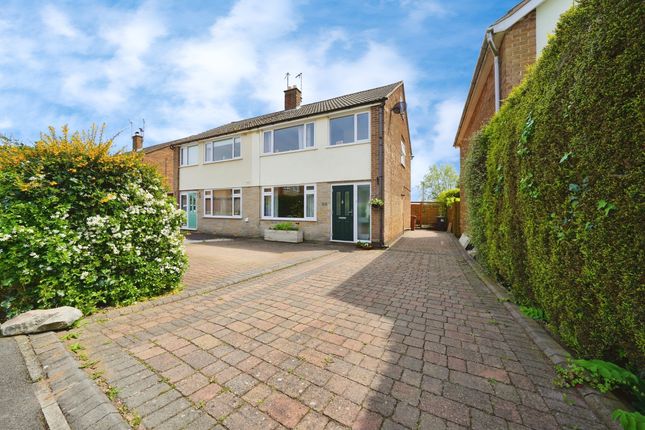 Semi-detached house for sale in Oakfield Avenue, Markfield, Leicester, Leicestershire