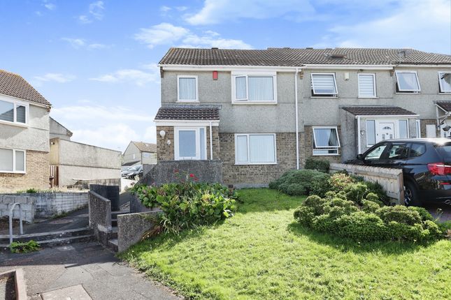 Thumbnail End terrace house for sale in Hedingham Close, Plympton, Plymouth