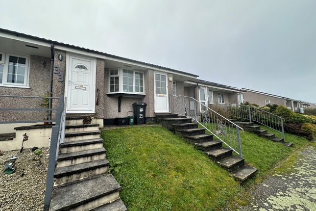Terraced bungalow for sale in Fortescue Close, Foxhole, St. Austell, Cornwall