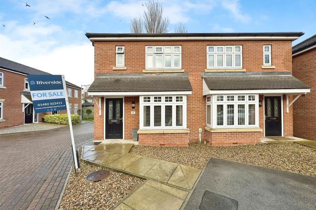 Thumbnail Semi-detached house for sale in Aspen Close, Willerby, Hull