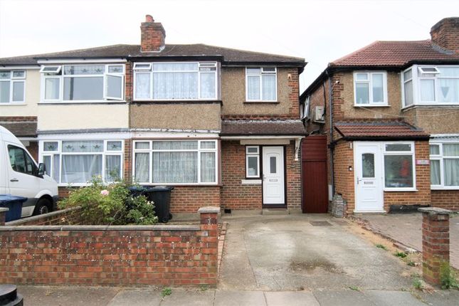 Thumbnail Semi-detached house to rent in Wood End Gardens, Northolt
