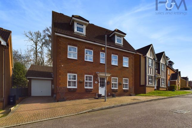 Thumbnail Detached house for sale in Quantock Close, Great Ashby, Stevenage, Hertfordshire