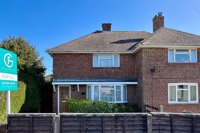 Semi-detached house for sale in Corbin Road, Pennington, Lymington