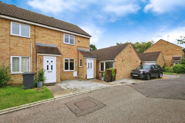 Thumbnail End terrace house for sale in Eaglesthorpe, Peterborough