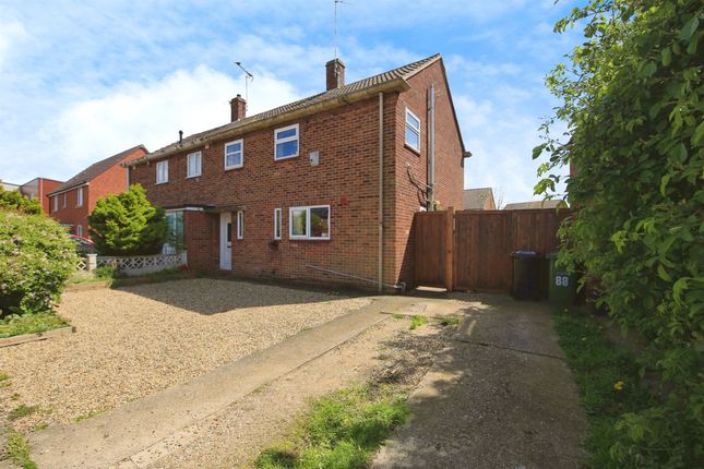 Thumbnail Semi-detached house for sale in Western Avenue, Dogsthorpe, Peterborough