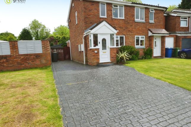 Thumbnail Semi-detached house for sale in Grassholme, Wilnecote, Tamworth