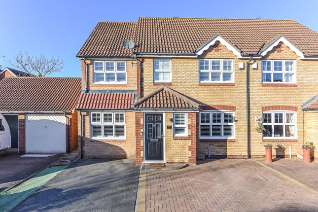 Thumbnail Semi-detached house for sale in Caspian Way, Swanscombe, Kent.