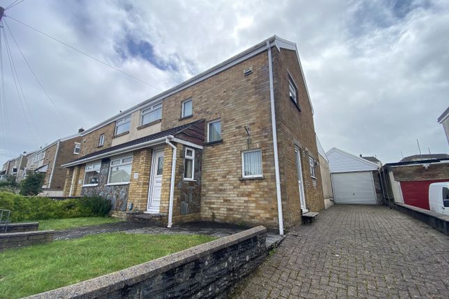 Thumbnail Semi-detached house for sale in Wyngarth, Winch Wen, Swansea, City And County Of Swansea.
