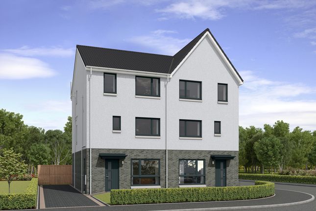 Thumbnail Town house for sale in Paper Mill Lane, Glenrothes