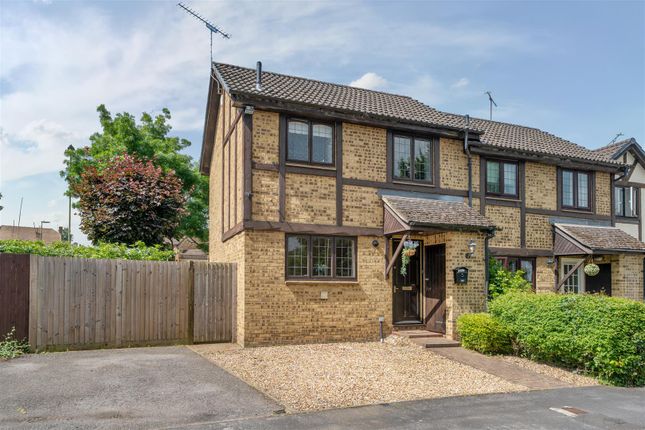 Thumbnail End terrace house for sale in Morley Close, Yateley, Hampshire