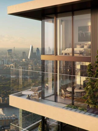 Thumbnail Flat for sale in The Wardian - 26th Floor, Canary Wharf, London