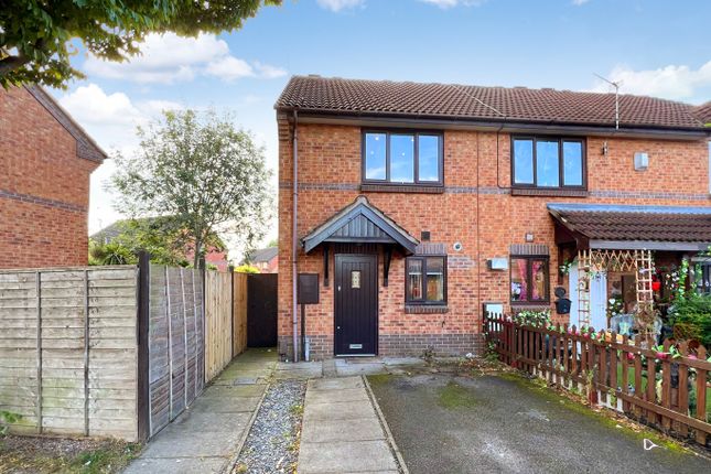 Thumbnail Semi-detached house for sale in Swallowdale Road, Sinfin, Derby, Derbyshire