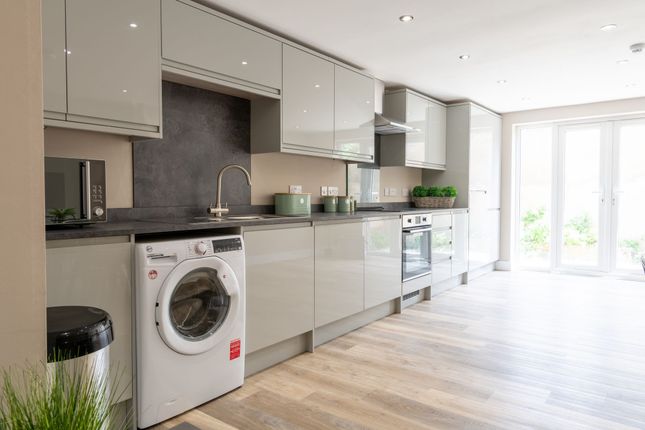 Bright Modern Kitchen With High-Gloss Cabinetry, i...