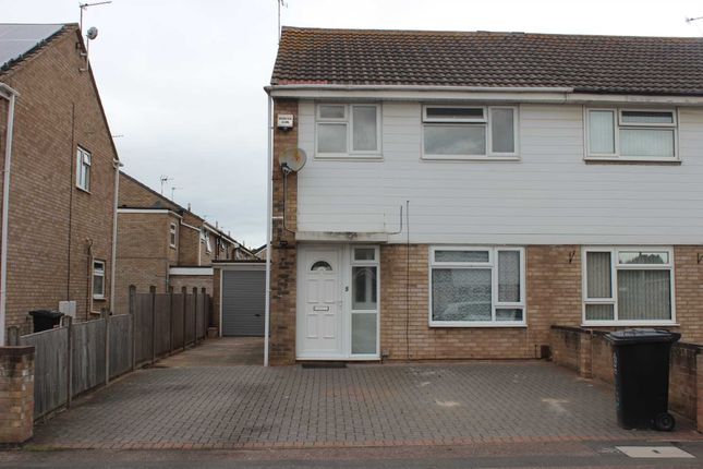 Thumbnail Semi-detached house to rent in Huggett Close, Rushey Mead
