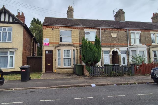 Thumbnail End terrace house for sale in Burmer Road, Peterborough