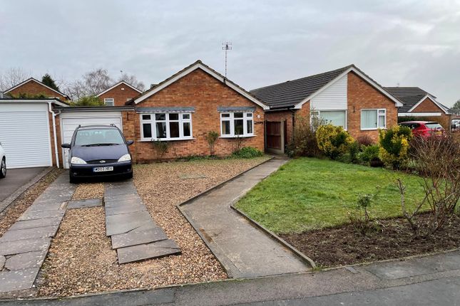 Thumbnail Detached bungalow for sale in Blenheim Crescent, Broughton Astley, Leicester