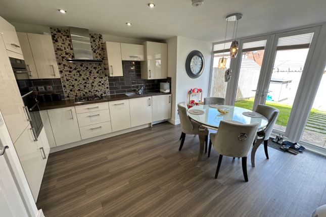 Semi-detached house for sale in Bennett Close, Hugglescote, Coalville, Leicestershire
