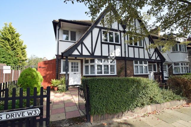 Thumbnail End terrace house for sale in Monks Drive, West Acton