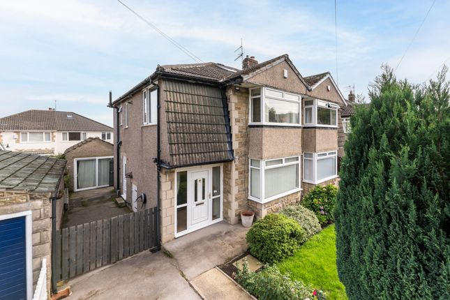 Thumbnail Semi-detached house for sale in Woodside Avenue, Cottingley, Bingley, West Yorkshire