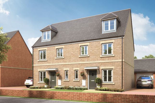 Thumbnail Semi-detached house for sale in "The Dorney" at Desborough Road, Rothwell, Kettering