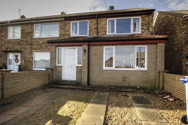 Thumbnail End terrace house for sale in Anderson Crescent, Amble, Morpeth