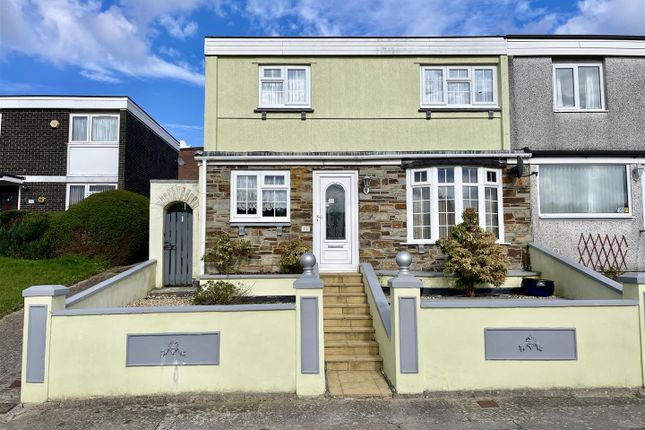 Thumbnail End terrace house for sale in Rolston Close, Plymouth