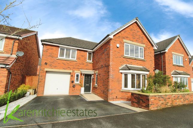 Thumbnail Detached house for sale in Windsor Gardens, Heaton, Bolton.