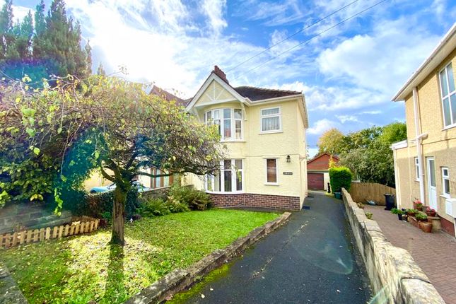 Thumbnail Semi-detached house for sale in Corlan, Main Road, Bryncoch, Neath