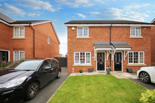 Thumbnail Semi-detached house for sale in Broadleaf Crescent, Standish, Wigan, Lancashire