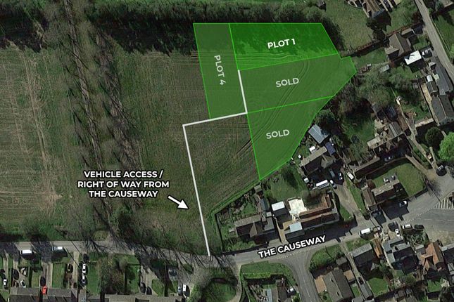Thumbnail Land for sale in The Causeway, Toppesfield, Halstead